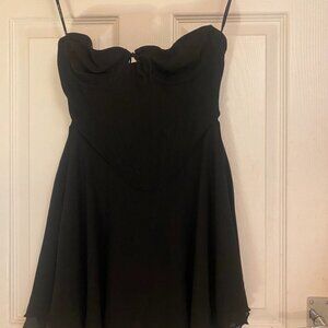 White fox Corset dress